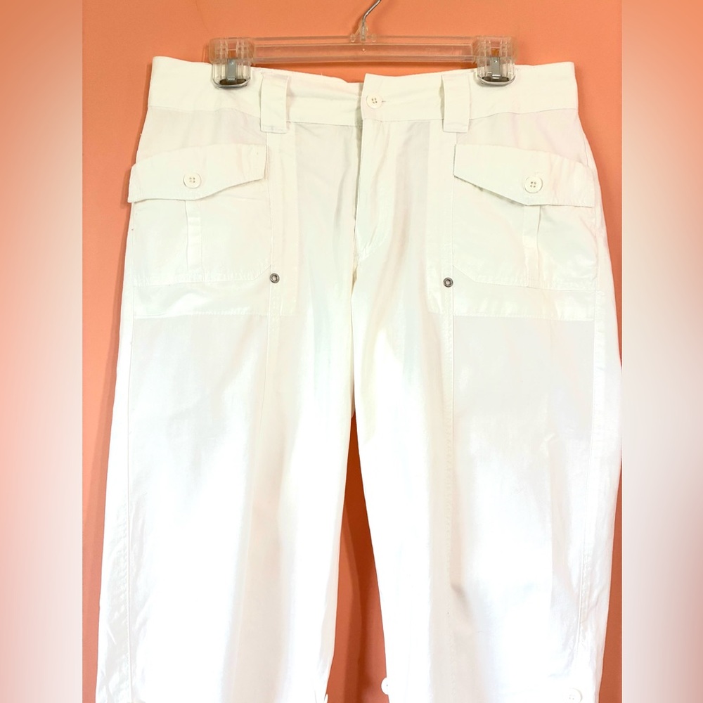 Cotton  White Capri  for Women - Picture 8 of 15